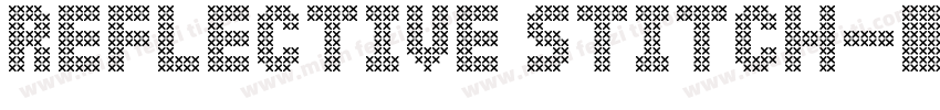 Reflective Stitch字体转换